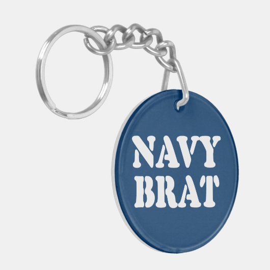 NAVY BRAT SLEUTELHANGER (Voorkant Links)