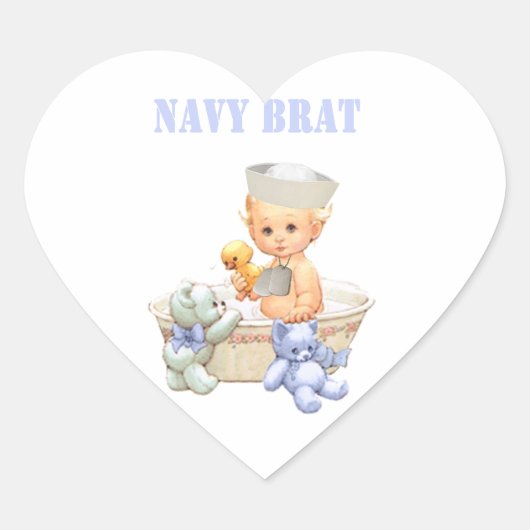 Navy Brat Stickers (Voorkant)
