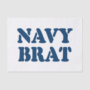 NAVY BRAT TISSUEPAPIER