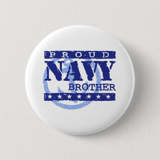 Navy Brother Ronde Button 5,7 Cm (Voorkant)