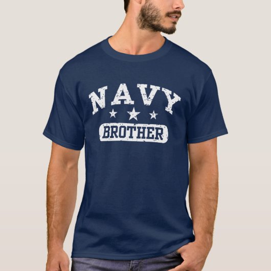 Navy Brother T-shirt (Voorkant)