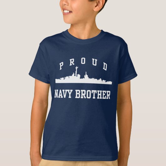 Navy Brother T-shirt (Voorkant)