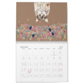 Navy Bruine Kat Oppas Dier Verzorger Kalender (Jan 2027)