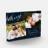 Navy Brushed Play Holiday Fotoblokken (Links)