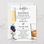 Navy Bubbles & Bourbon voordat ik doe Koppels Douc Kaart (Voorkant)