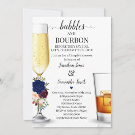 Navy Bubbles & Bourbon voordat ik doe Koppels Douc Kaart