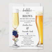 Navy Bubbles en brouwerijen voor ik paren douche Kaart (Voorkant)