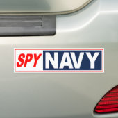 Navy Bumpersticker (Op auto)