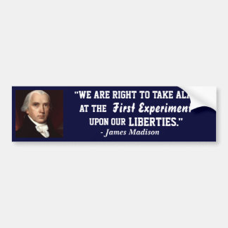 Navy Bumpersticker-James Madison... op onze vrijhe Bumpersticker