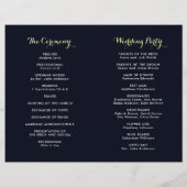 Navy Burgundy Marsala Boho vouwprogramma (Achterkant)