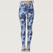 Navy Camo - Legging (Voorkant)