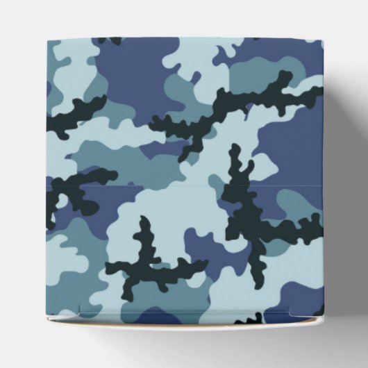 Navy camouflage bedankdoosjes (Bovenkant)