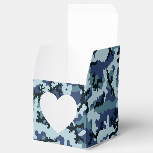 Navy camouflage bedankdoosjes (Geopend)