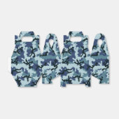 Navy camouflage bedankdoosjes (Uitgevouwen)