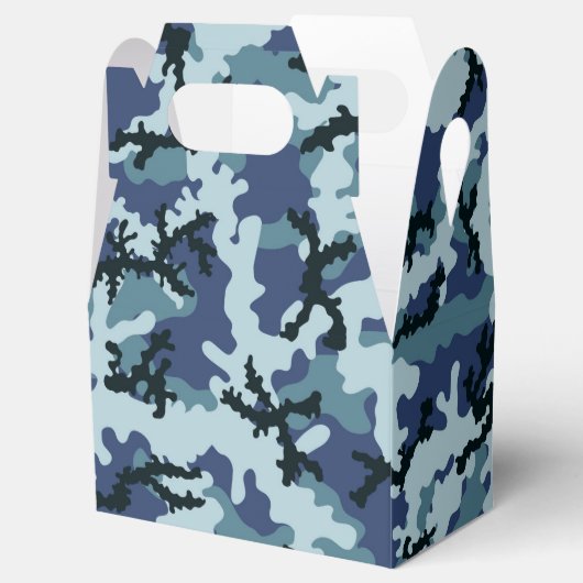 Navy camouflage bedankdoosjes (Geopend)