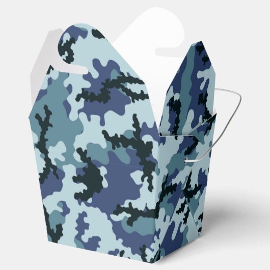 Navy camouflage bedankdoosjes (Geopend)