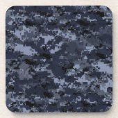 Navy Camouflage Beverage Onderzetter (Voorkant)