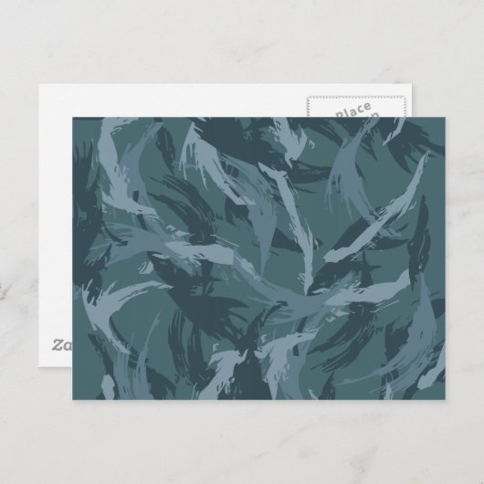 Navy Camouflage Briefkaart (Voorkant / Achterkant)