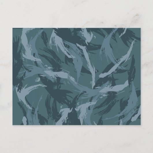 Navy Camouflage Briefkaart (Voorkant)
