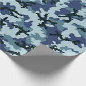 Navy camouflage cadeaupapier (Hoek)