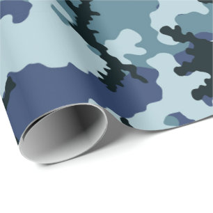 Navy camouflage cadeaupapier