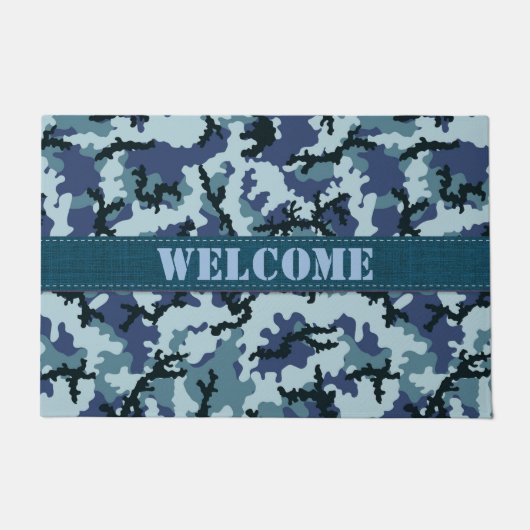 Navy camouflage deurmat (Voorkant)