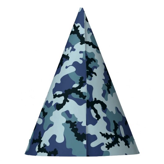 Navy camouflage feesthoedjes (Achterkant)
