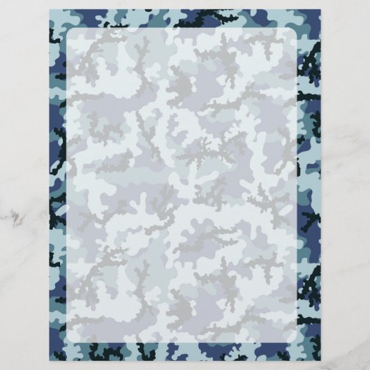 Navy camouflage flyer (Achterkant)