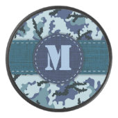 Navy camouflage hockey puck (Voorkant)