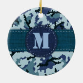Navy camouflage keramisch ornament (Achterkant)