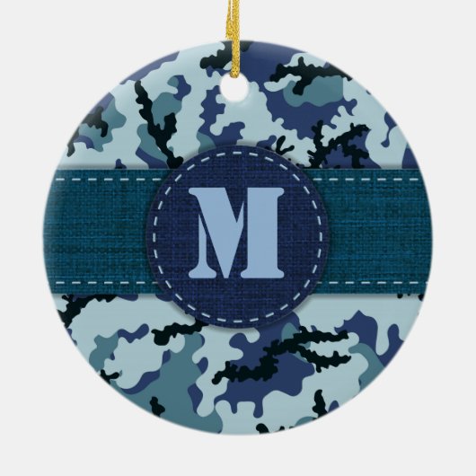 Navy camouflage keramisch ornament (Achterkant)