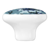 Navy camouflage keramische knop (Zijkant)