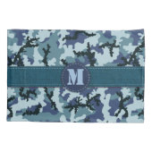 Navy camouflage kussensloop (Achterkant)