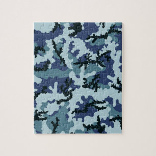 Navy camouflage legpuzzel