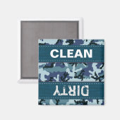 Navy camouflage magneet (Voorkant / Achterkant)
