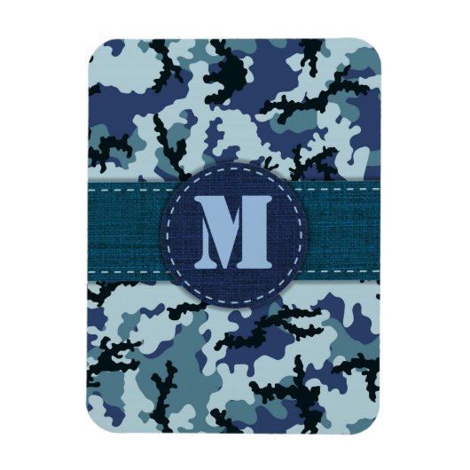 Navy camouflage magneet (Verticaal)