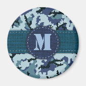 Navy camouflage magneet (Voorkant)