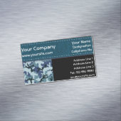 Navy camouflage magnetisch visitekaartje (Voorbeeld)