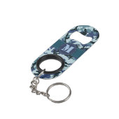 Navy camouflage mini flessenopener (Achterkant Gekanteld)