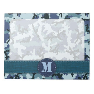 Navy camouflage notitieblok