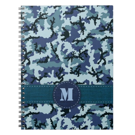 Navy camouflage notitieboek (Voorkant)