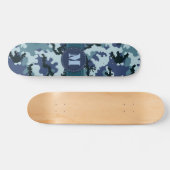 Navy camouflage persoonlijk skateboard (Horizontaal)