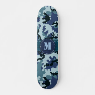 Navy camouflage persoonlijk skateboard