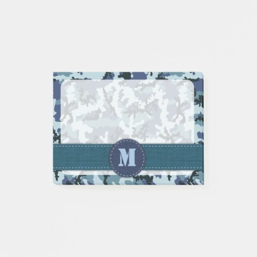 Navy camouflage post-it® notes (Voorkant)