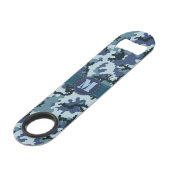 Navy camouflage speed flessenopener (Voorkant Gekanteld)