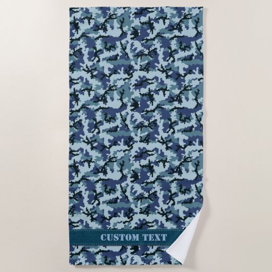 Navy Camouflage Strandlaken (Voorkant)