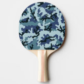 Navy camouflage tafeltennisbatje (Achterkant)