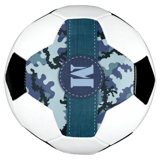 Navy camouflage voetbal (Gedraaid)