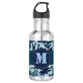 Navy camouflage waterfles (Voorkant)