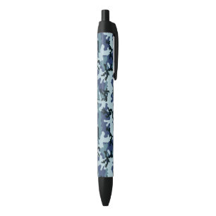 Navy camouflage zwarte inkt pen